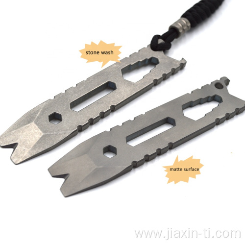 Gr5 Titanium Multi-functional Tool Pry Bar